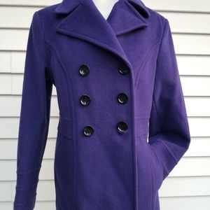 St.Johns Bay purple dress coat size 8-10